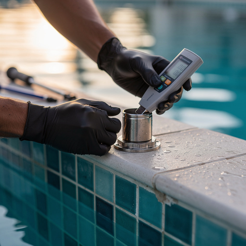 Matt's Pool & Spa Service licensed expert performing reliable pool and spa repair in Santa Barbara, CA